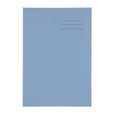 A4 Exercise Book 64 Page, 8mm Ruled With Margin, Light Blue - Pack of 50